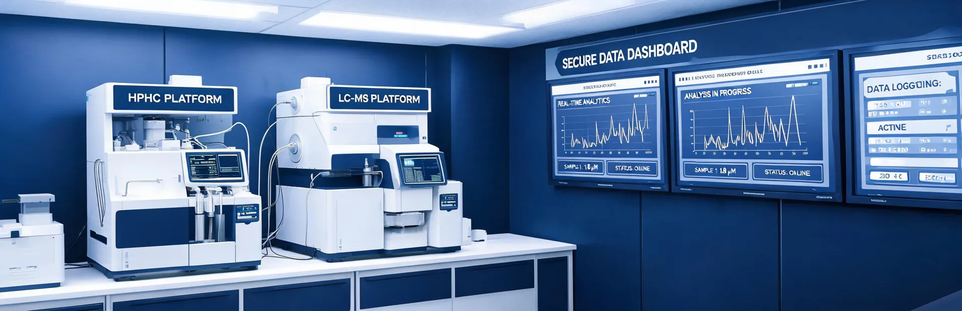 Connected laboratory instruments in a clinical diagnostics lab